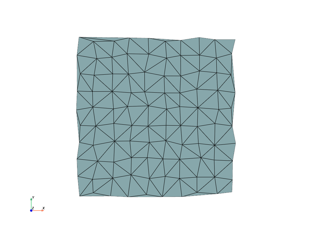 d create tri surface