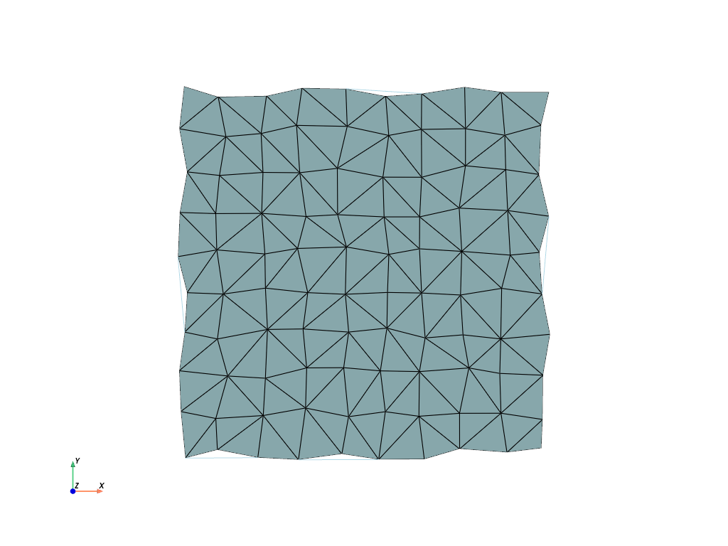 d create tri surface